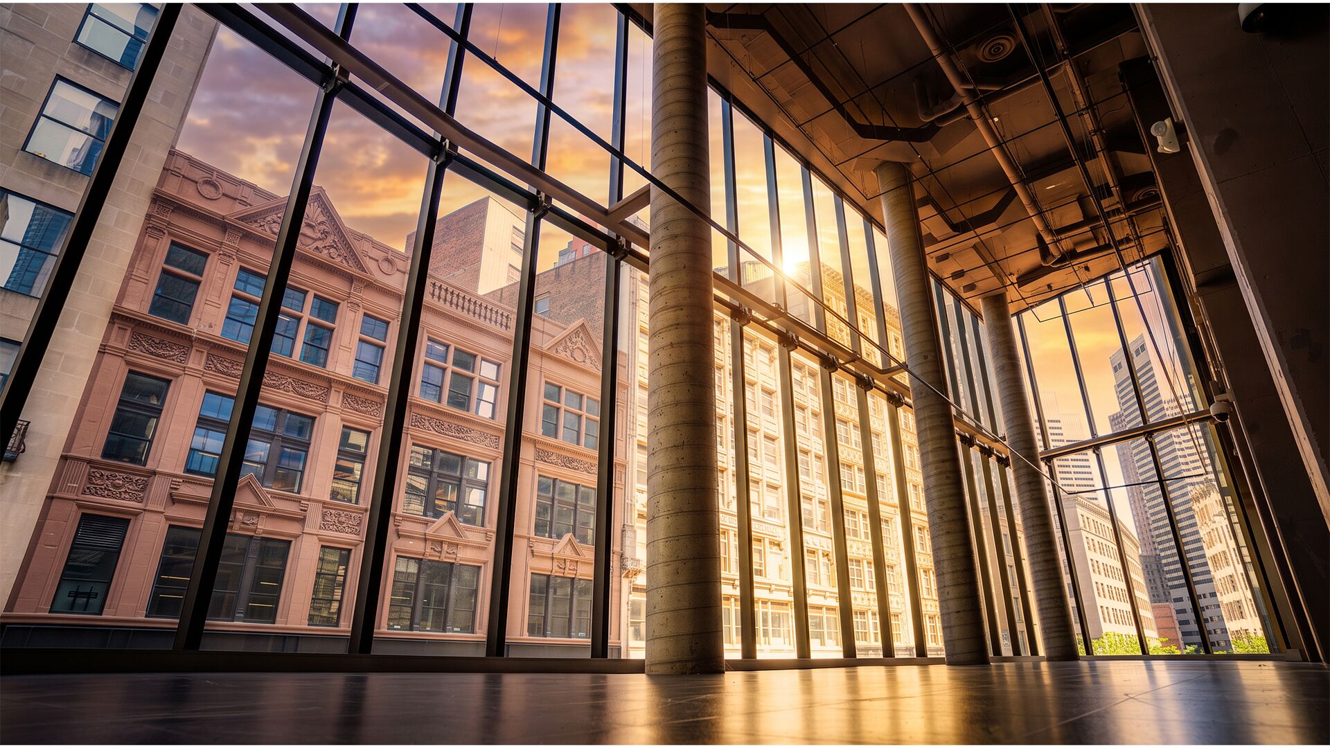 The Burnham — Double-Height Windows